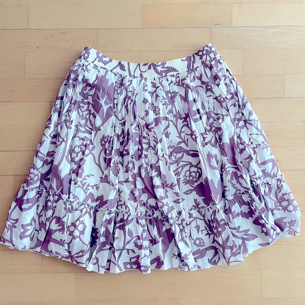 Gap cotton peasant skirt size m